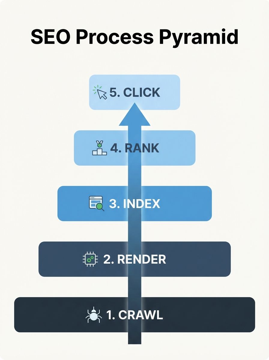 The Technical SEO Debugging Pyramid: A 5-Layer Framework for Diagnosing Invisible Ranking Losses