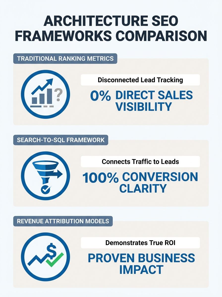 From Search Ranking to Signed Contracts: Why Traditional SEO Metrics Fail Architects (And How Agencies Are Fixing It)