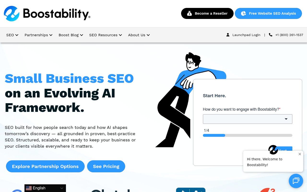 Boostability homepage