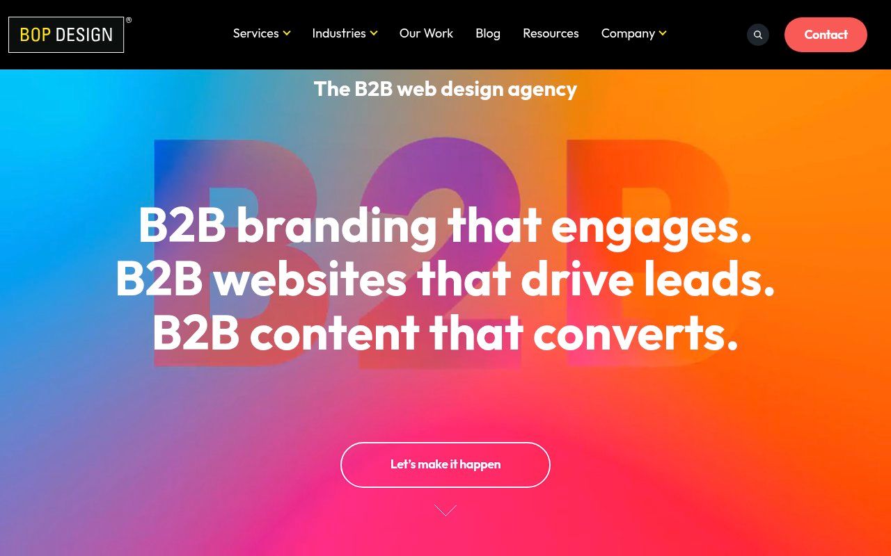 BOP Design homepage