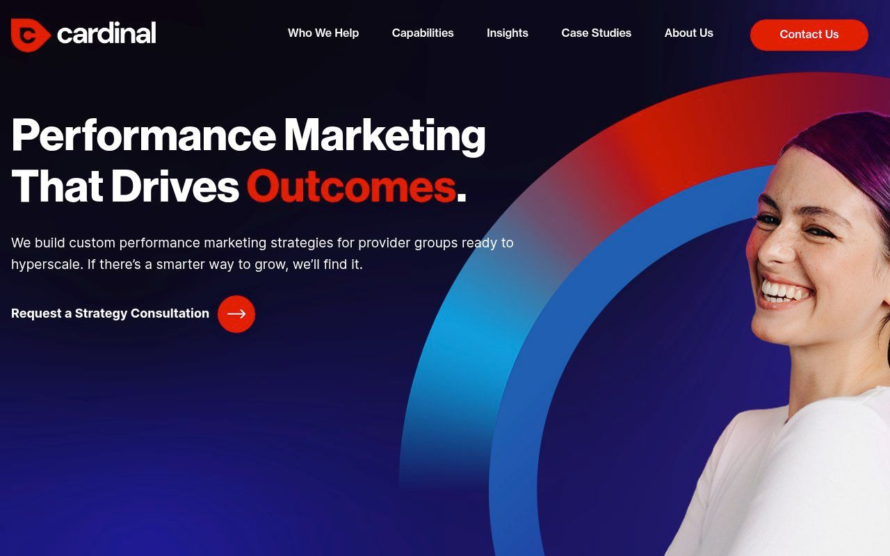 Cardinal Digital Marketing homepage