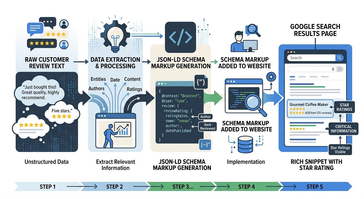 The Review-to-Rankings Pipeline: Building an SEO Strategy Around Customer Feedback Signals
