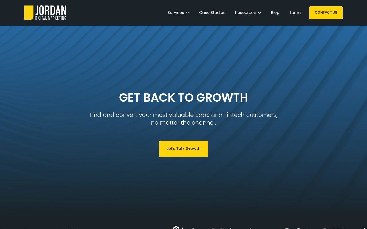 Jordan Digital Marketing homepage