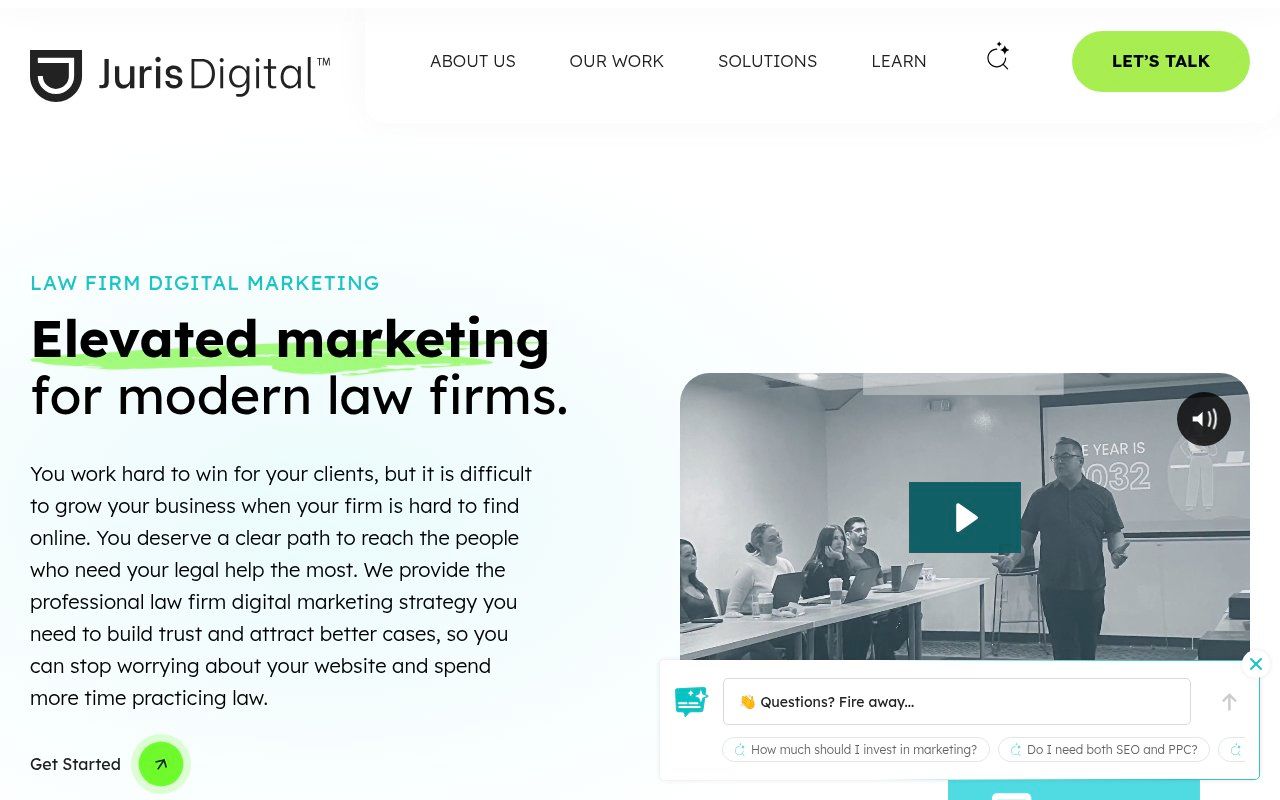 Juris Digital homepage