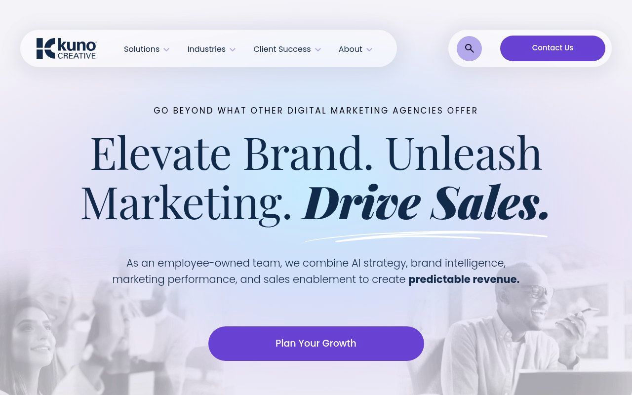 Kuno Creative homepage