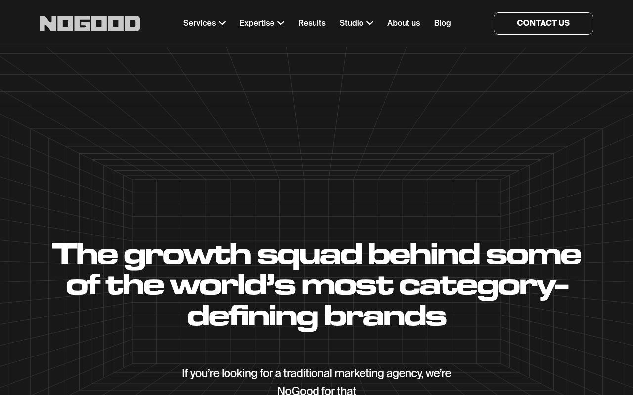 NoGood homepage