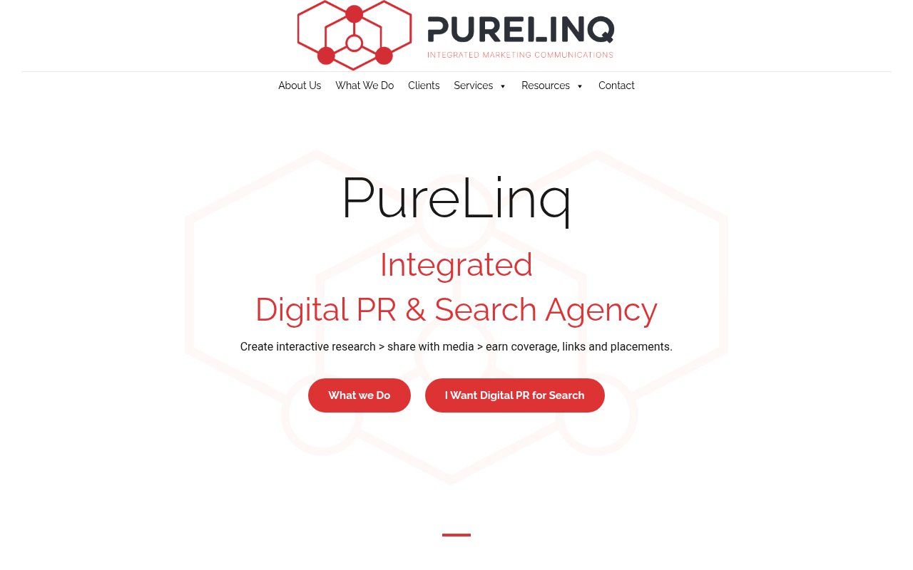 PureLinq homepage