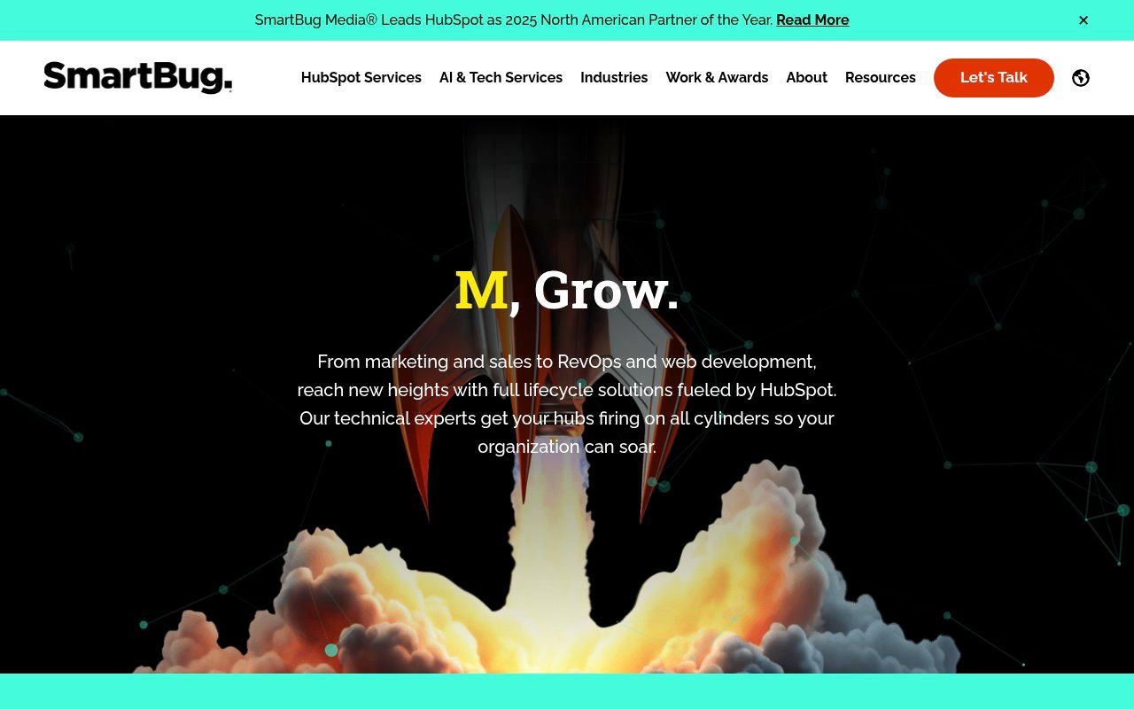 SmartBug Media homepage