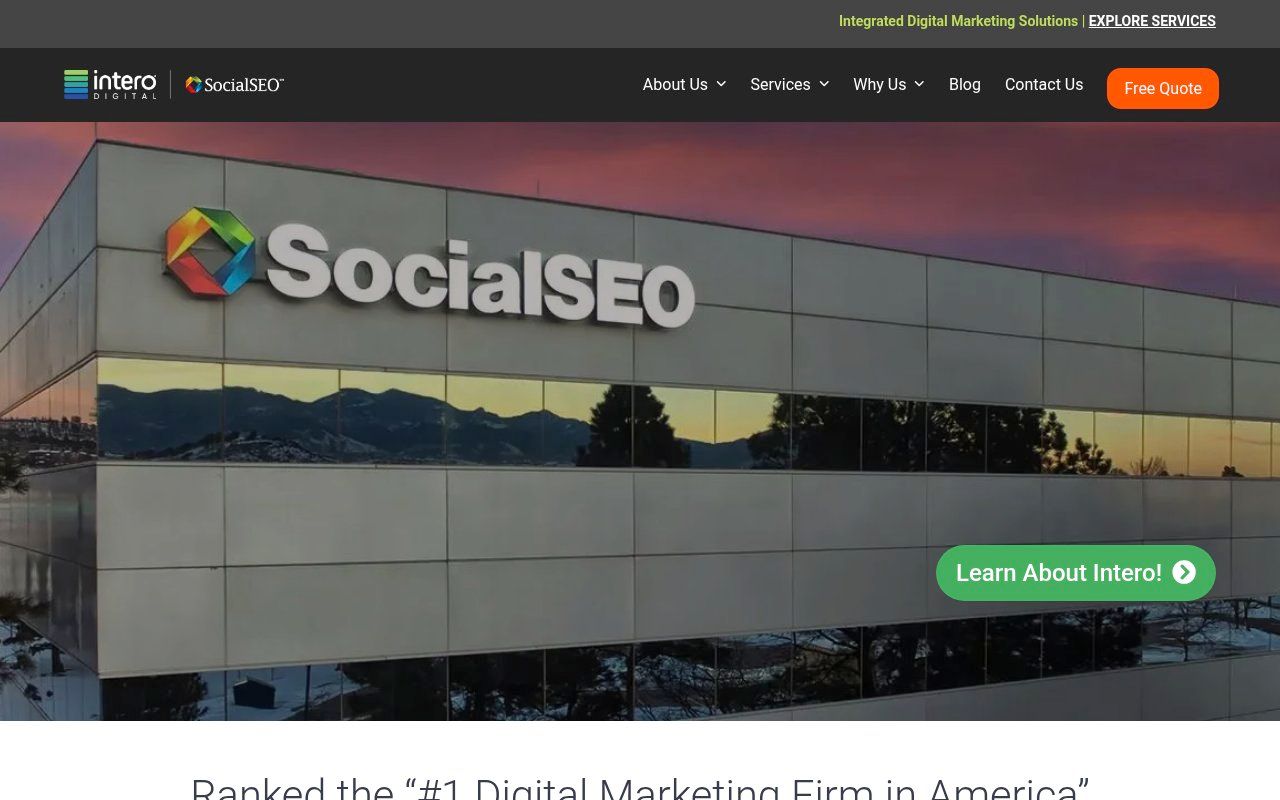 SocialSEO homepage