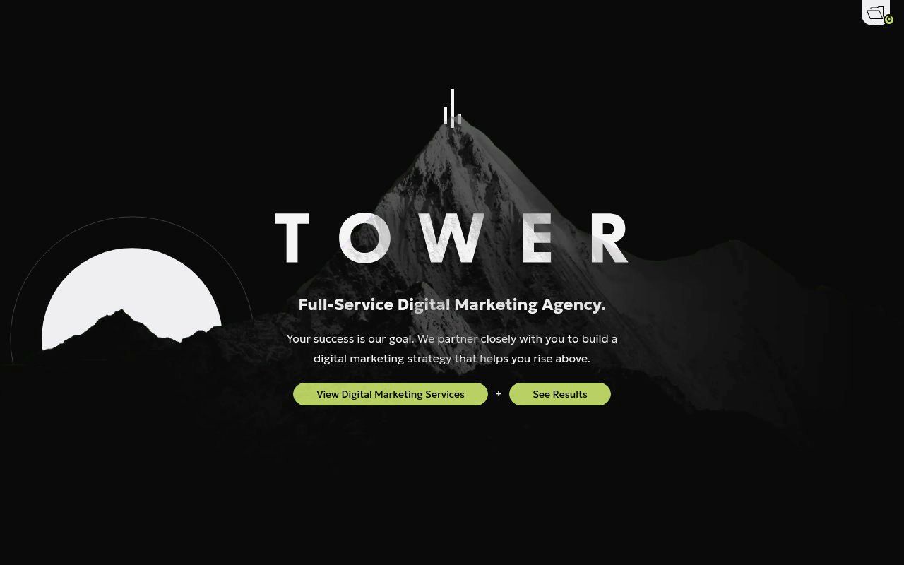 Tower Marketing homepage