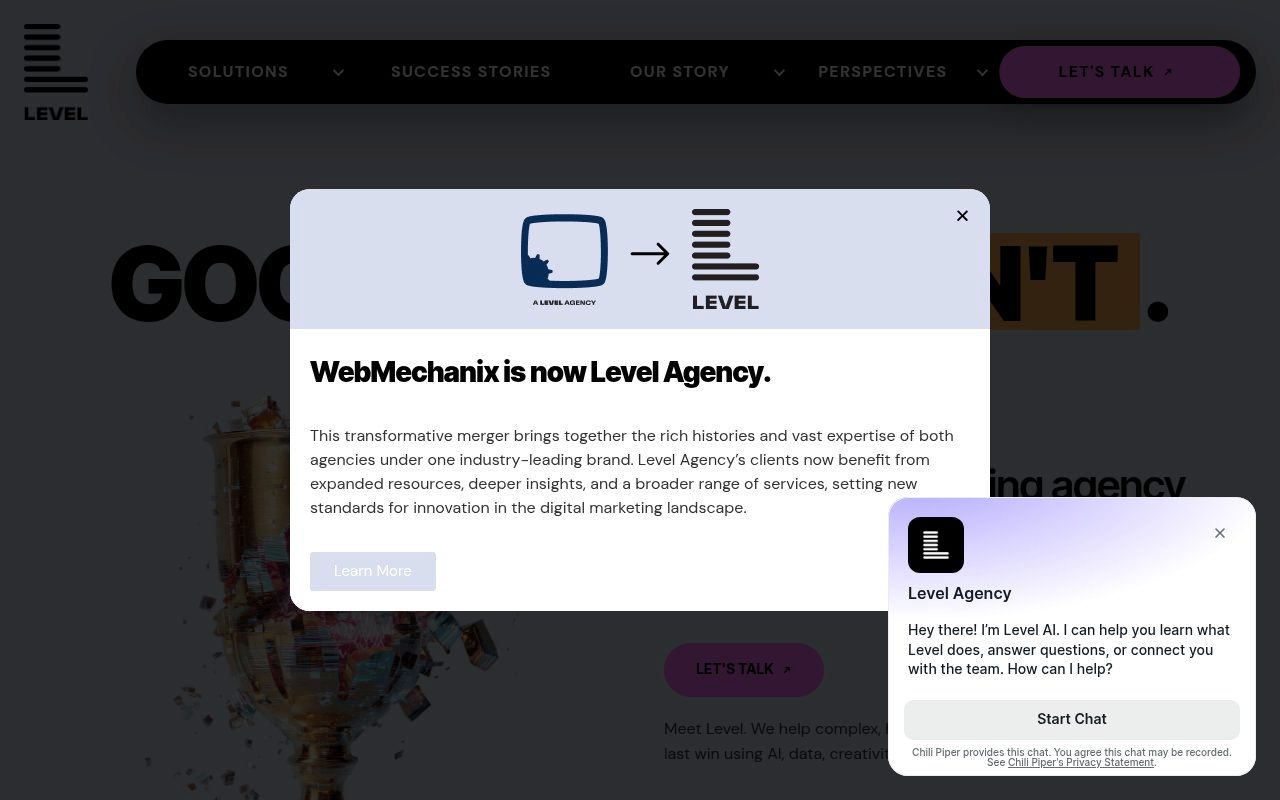 WebMechanix homepage