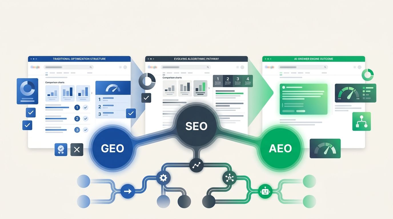 Framework Separates Search Optimization Into Three Distinct Disciplines for AI-Driven Search Era