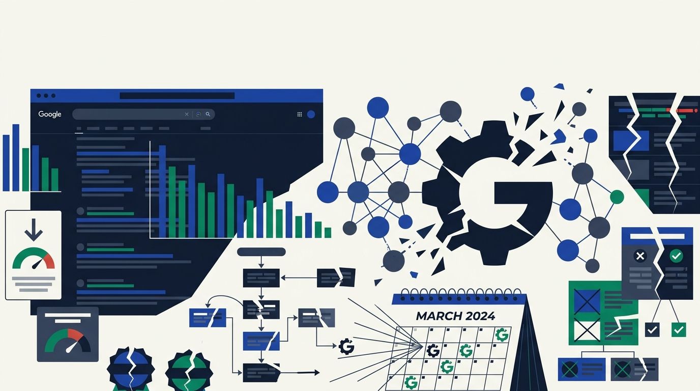 Google's March 2024 Core Update Penalized Topic-Cluster Content Strategies Brands Spent Three Years Building