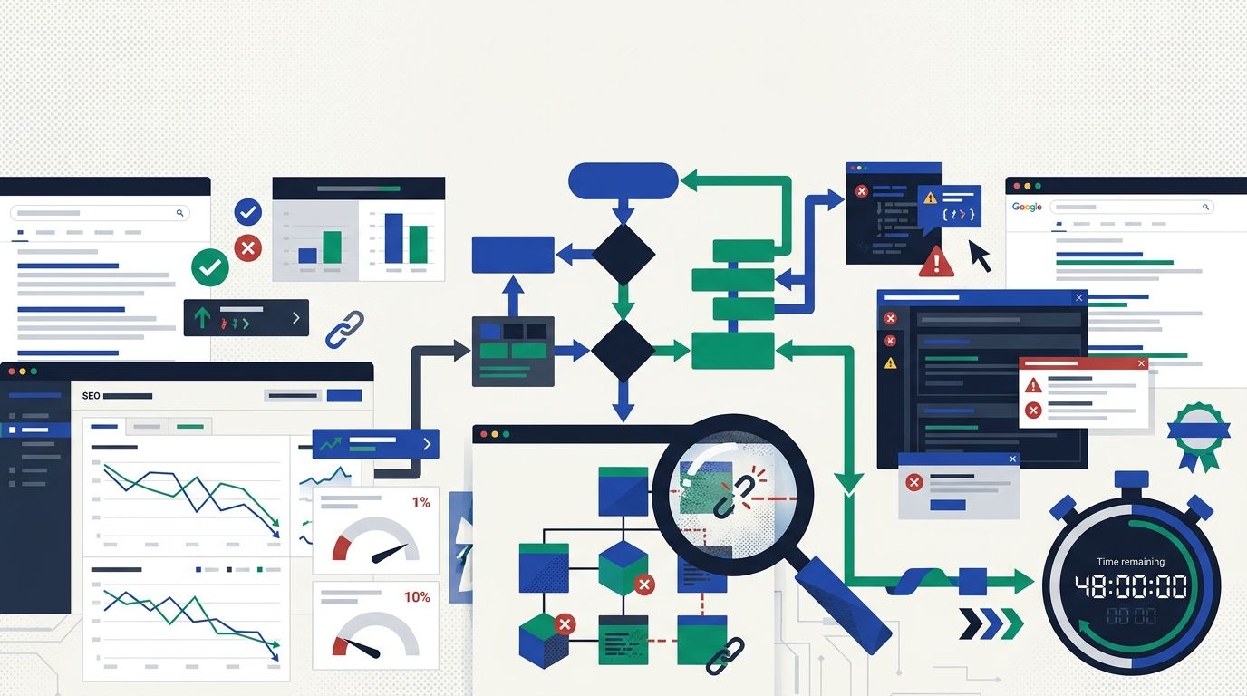 The SEO Debugging Workflow: A Production Engineering Framework for Diagnosing Ranking Drops in Under 48 Hours