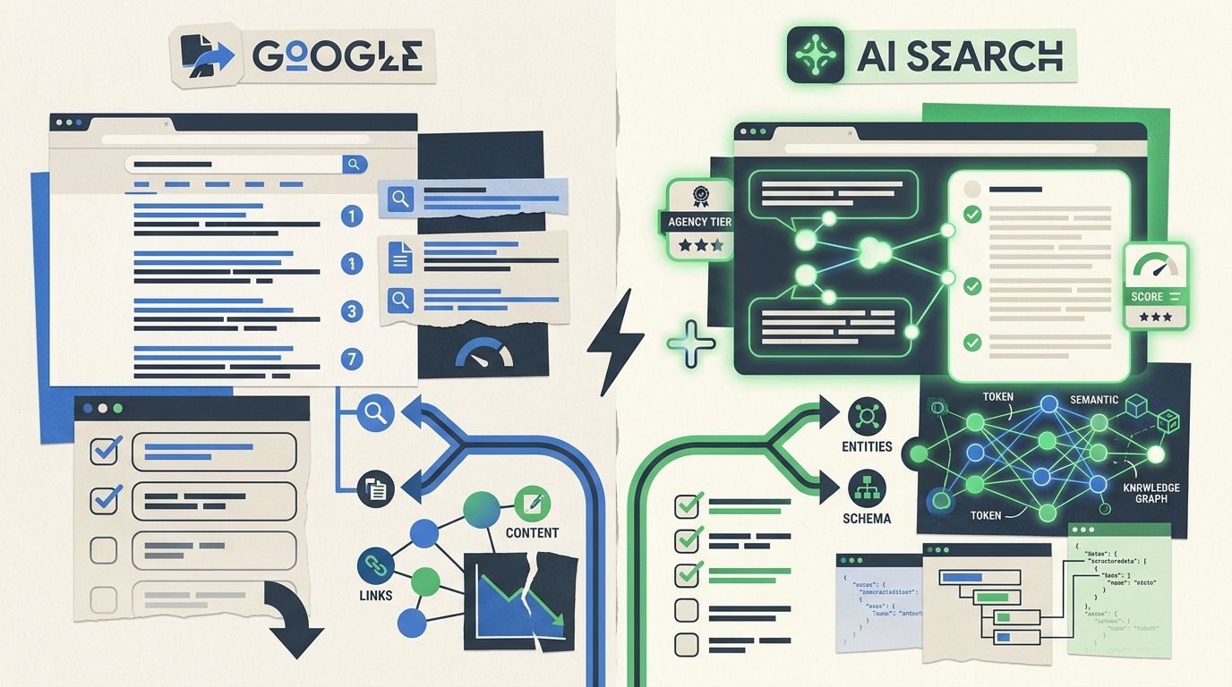 Why AI Search Visibility Requires a Different SEO Checklist Than Google's Blue Links
