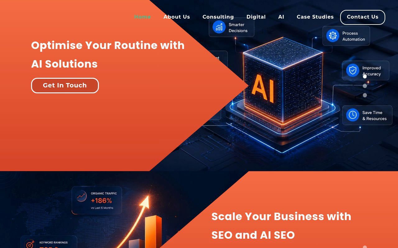 Intesols homepage screenshot